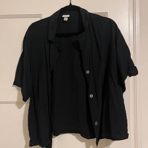 Target short-sleeved blouse